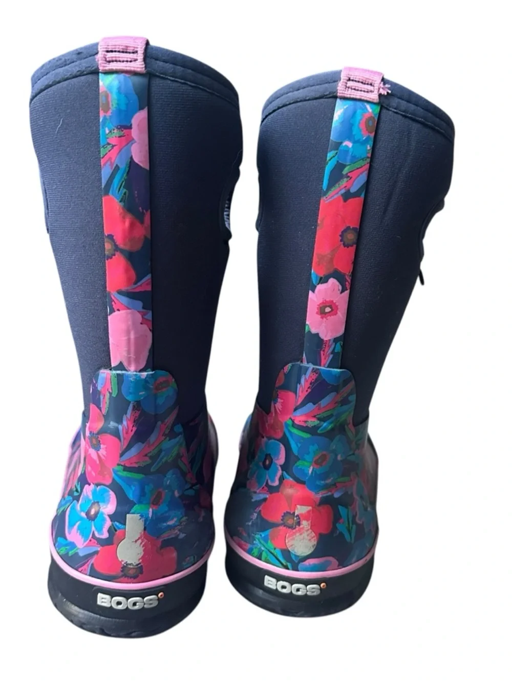 Bogs Classic Pansies Rainboots Youth‎ Size 2